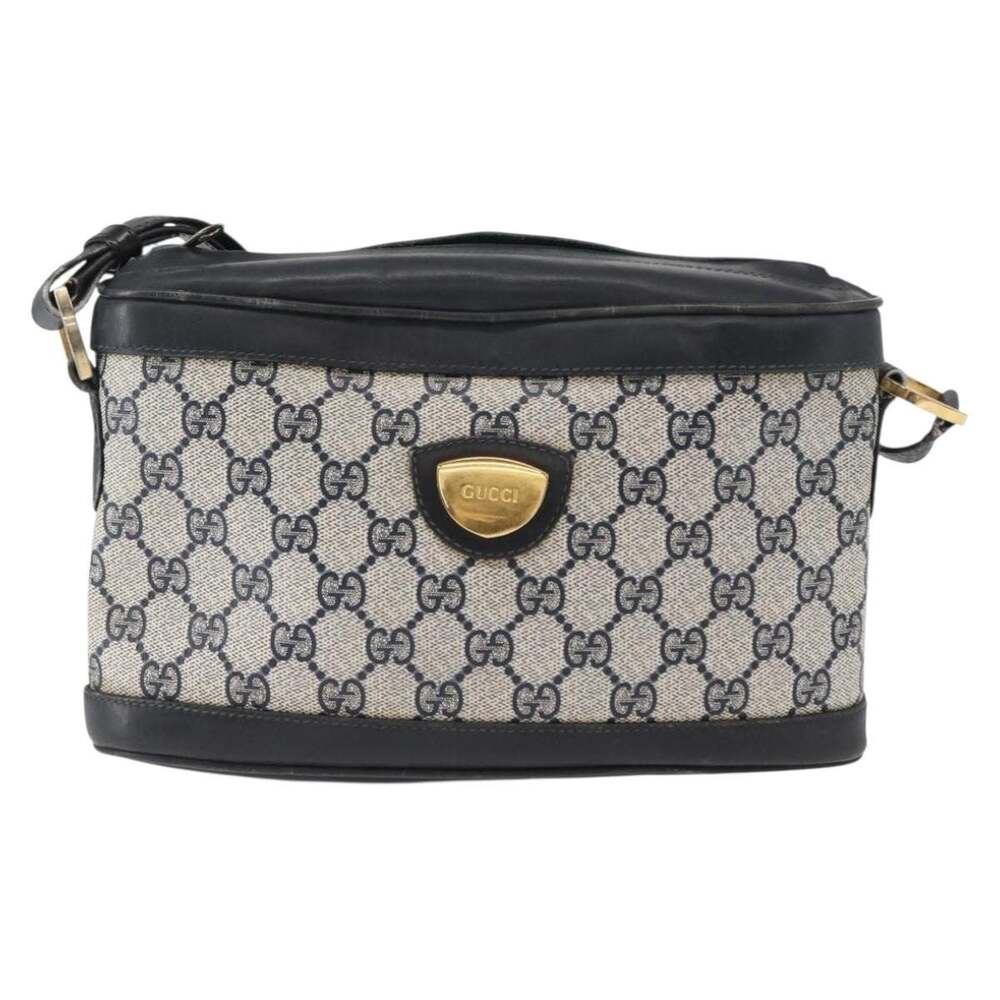 Gucci GG Supreme Shoulder Bag Navy